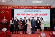 Lễ bảo vệ Tiến sĩ của NCS Vũ Thị Kim Hảo