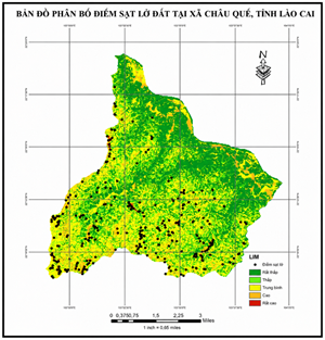 Ứng dụng GIS và AHP trong đánh giá nguy cơ sạt lở đất tại xã Châu Quế, tỉnh Lào Cai, Việt Nam